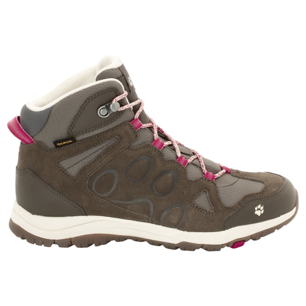 JACK WOLFSKIN Women's Rocksand Texapore Mid Waterproof Hiking Boots ...