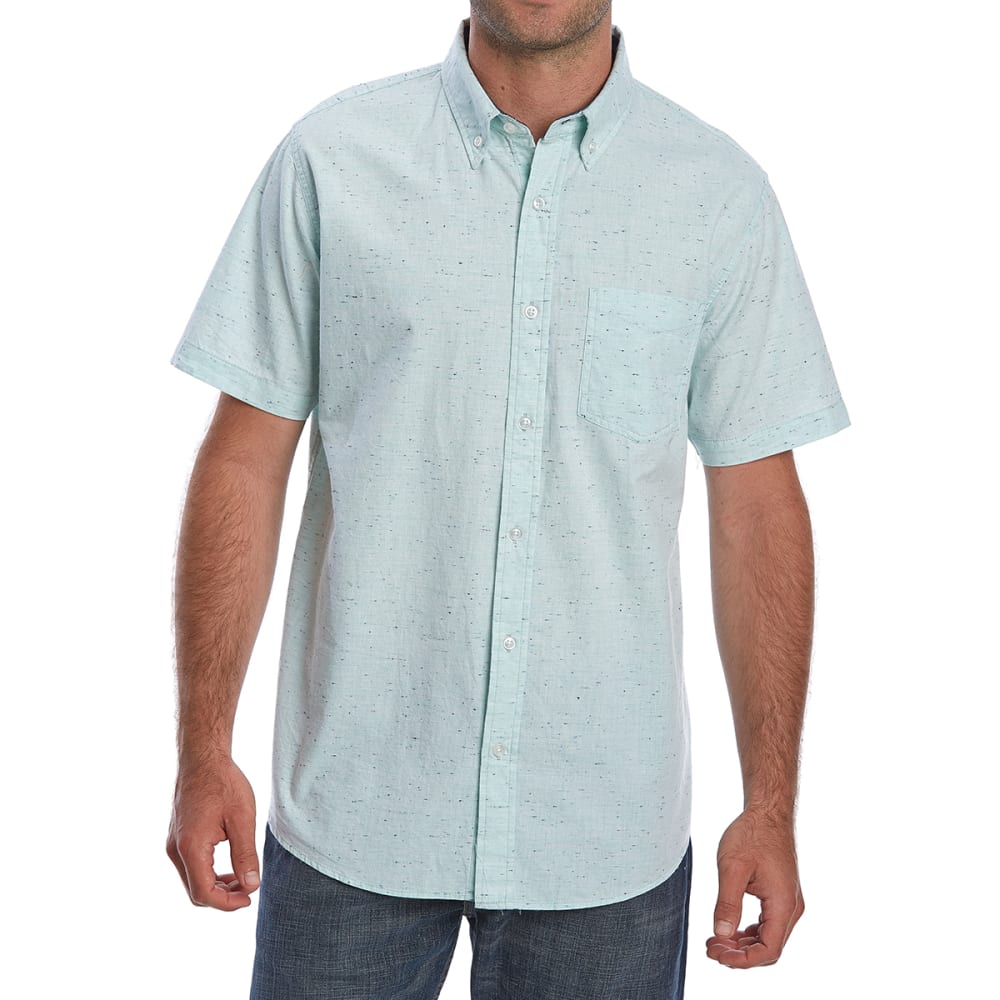 OCEAN CURRENT Guys' Macaw Poplin Short-Sleeve Shirt M