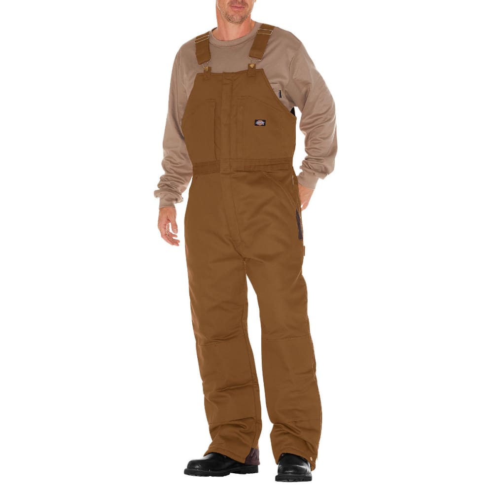 DICKIES Men's Duck Insulated Bib Overall MD SHORT