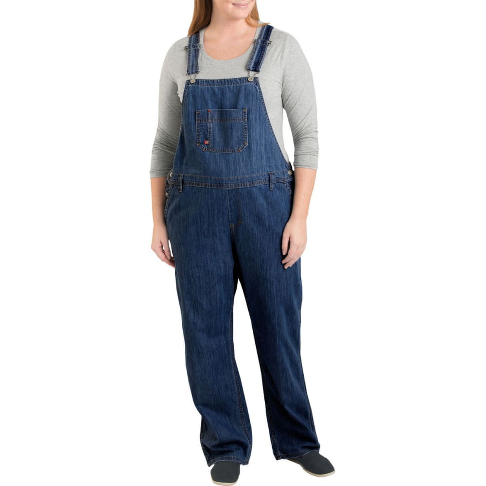 DICKIES Women's Relaxed Fit Straight Leg Bib Overall, Extended Sizes 18/R