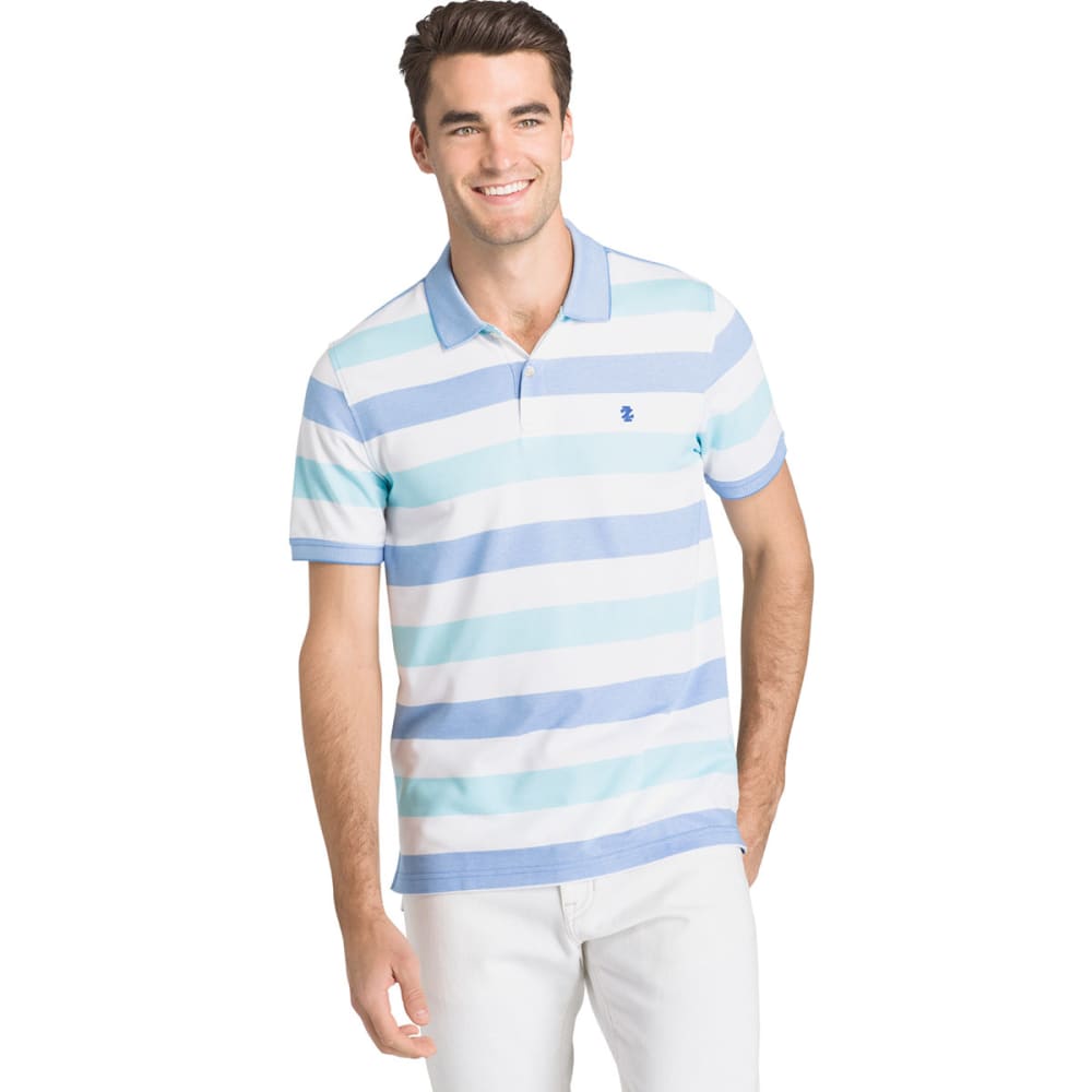 IZOD Men's Advantage Performance Stripe Short-Sleeve Polo Shirt - Bob’s ...