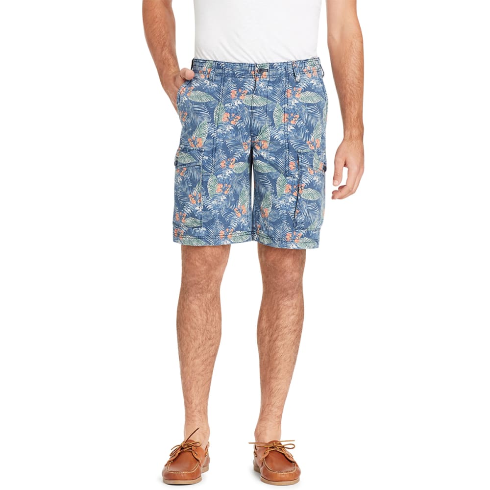 IZOD Men's Beachtown Printed Cargo Shorts 30