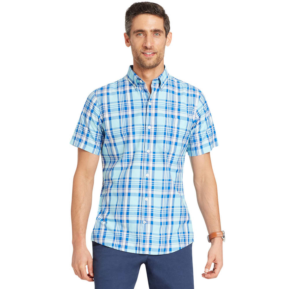 IZOD Men's Advantage Cool FX Short-Sleeve Shirt M