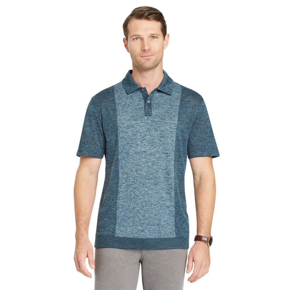 VAN HEUSEN Men's Air Banded Bottom ShortSleeve Polo Shirt Bob’s Stores