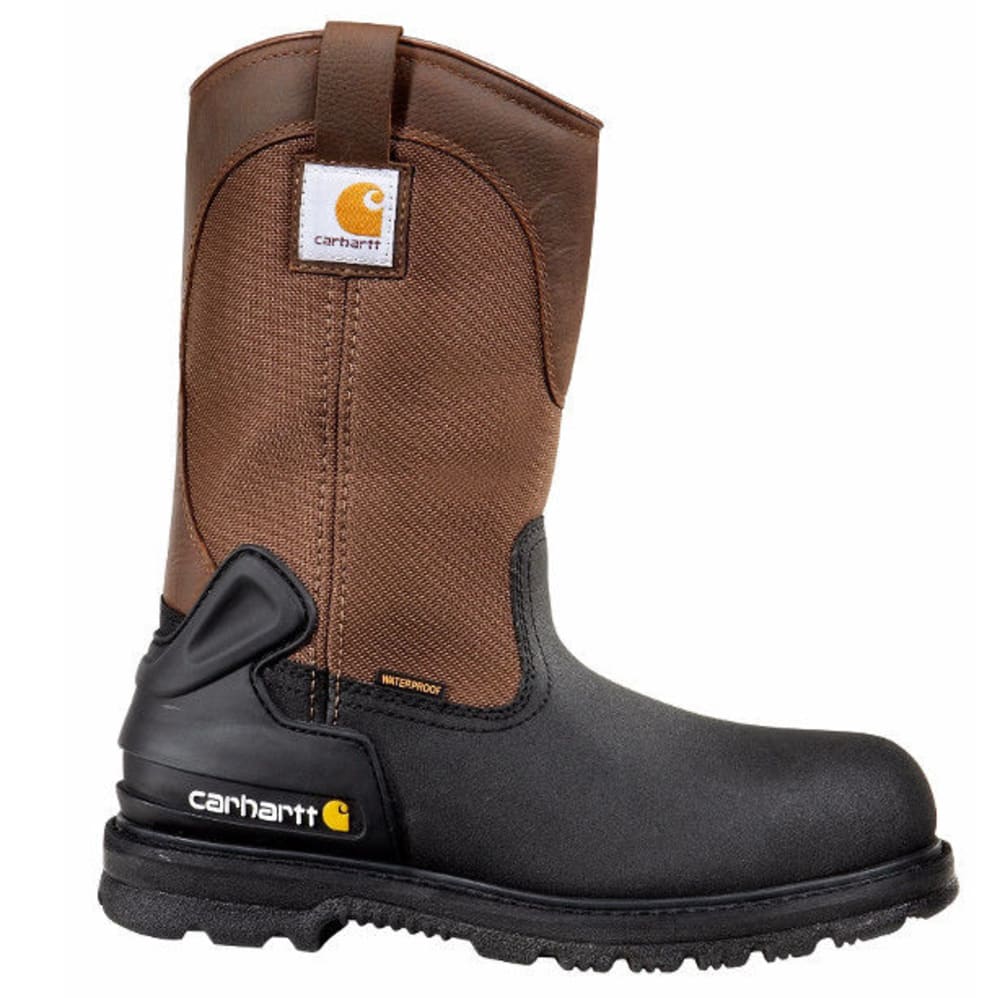 CARHARTT Men's 11-Inch Insulated Safety Toe Wellington Boots, Brown/Black 8.5
