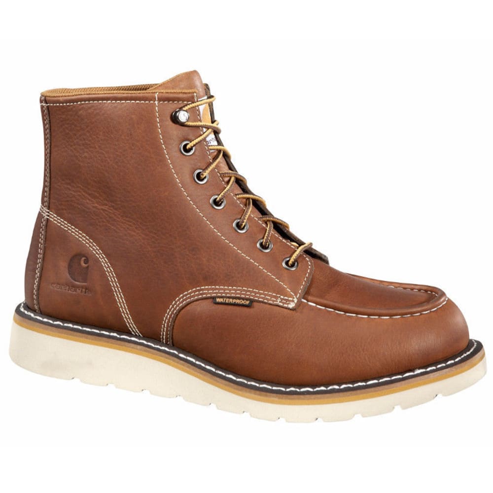 CARHARTT Men's 6-Inch Wedge Boots, Tan 8