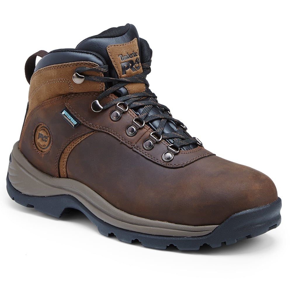 TIMBERLAND PRO Men's 5 in. Flume Hiker Waterproof Steel Toe Work Boots ...