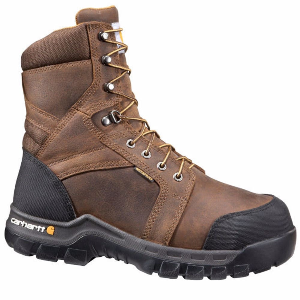 CARHARTT Men's 8-Inch International Met Guard Work Boots, Dark Brown 8