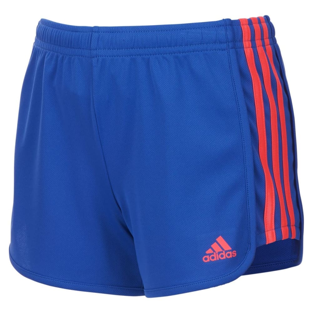 ADIDAS Big Girls' 3-Stripes Mesh Shorts M