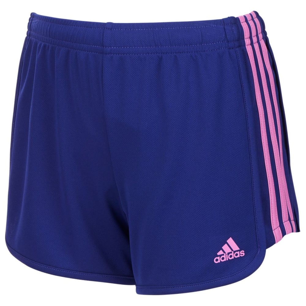 ADIDAS Big Girls' 3-Stripes Mesh Shorts - Bob’s Stores