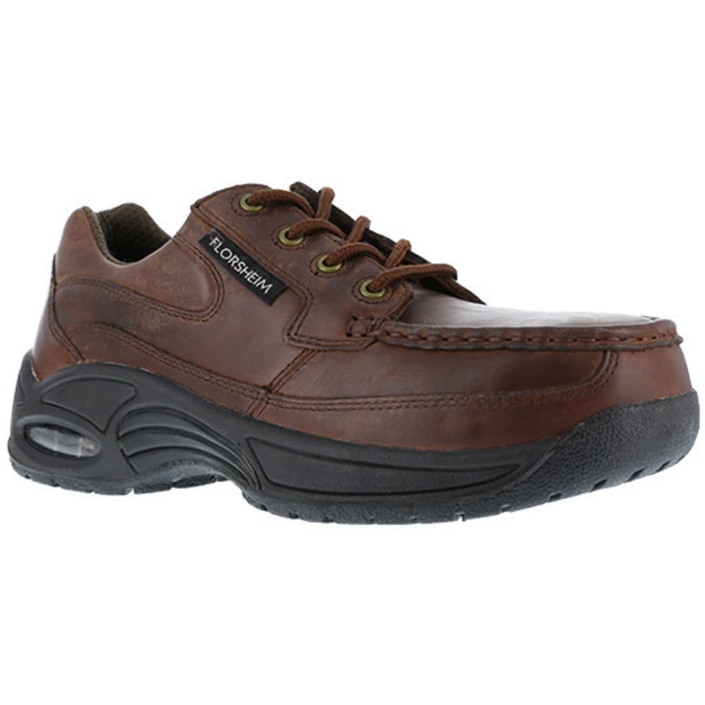 FLORSHEIM WORK Women's Polaris Composite Toe SR Supreme Canoe Moc Toe Eurocasual Shoe, Copper 5
