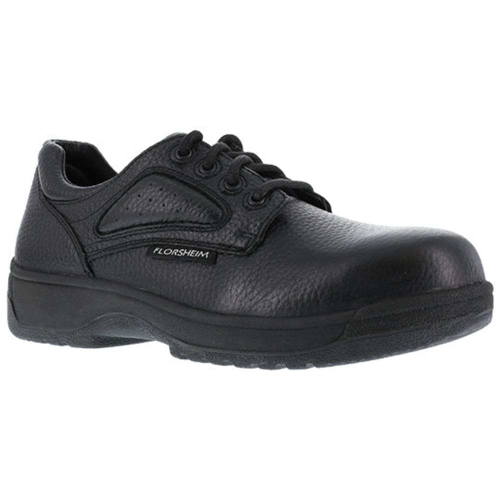 FLORSHEIM WORK Women's Work Fiesta Composite Toe Eurocasual Oxford Shoes, Black 6