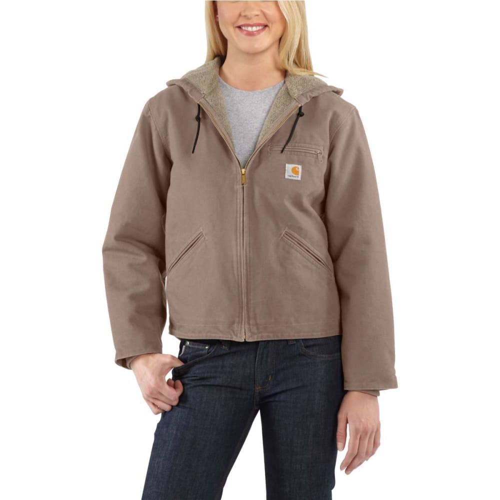 CARHARTT Women's Sandstone Sierra Sherpa-Lined Jacket L