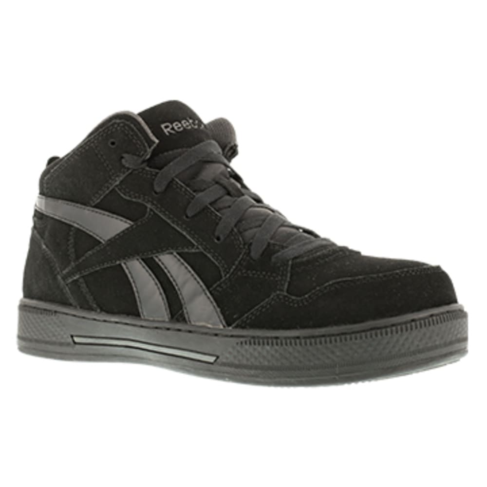 REEBOK WORK Men's Dayod Composite Toe Lightweight Hi Top Skateboard Sneaker, Black 6