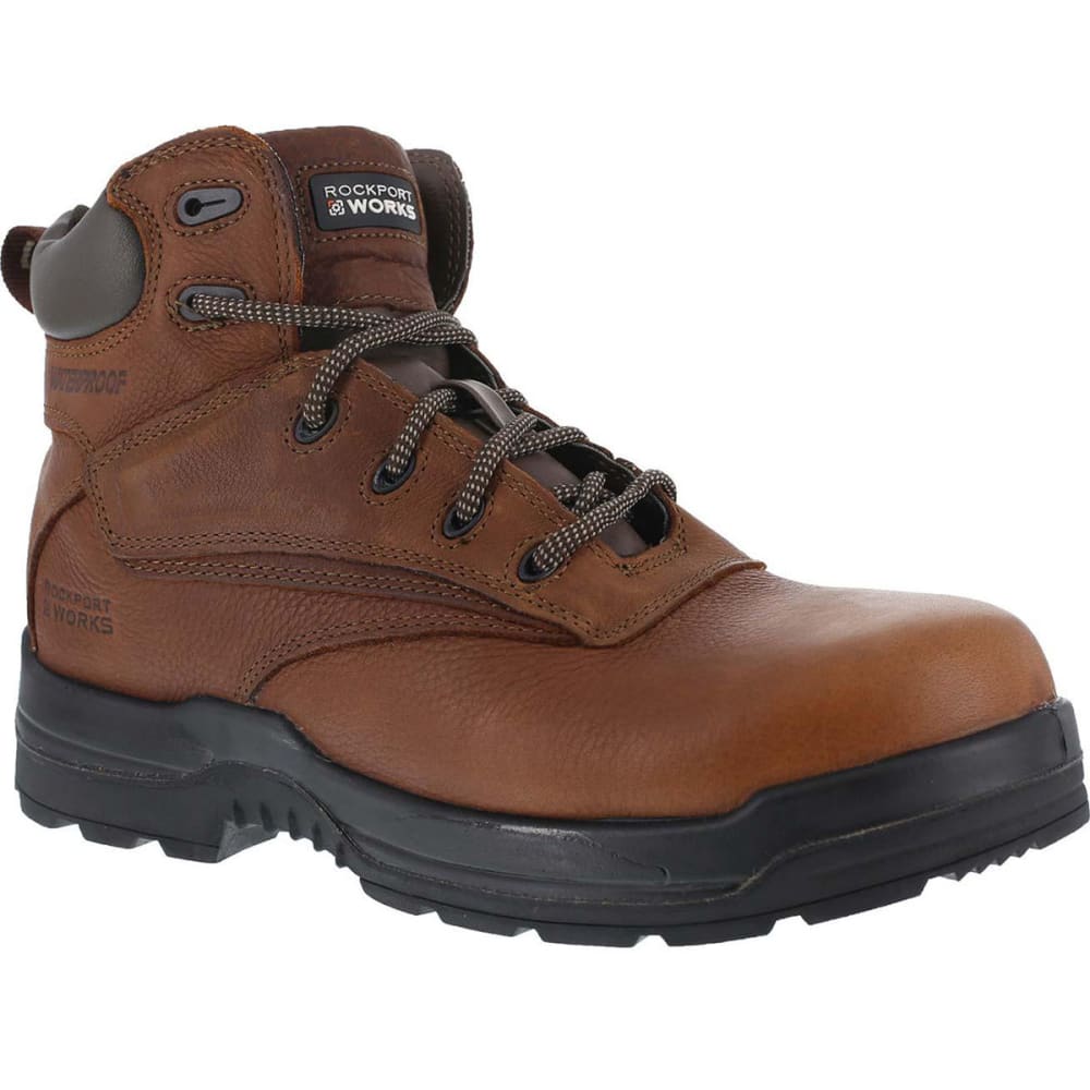 ROCKPORT Women's 6 in. More Energy Composite Toe Waterproof Work Boots 6