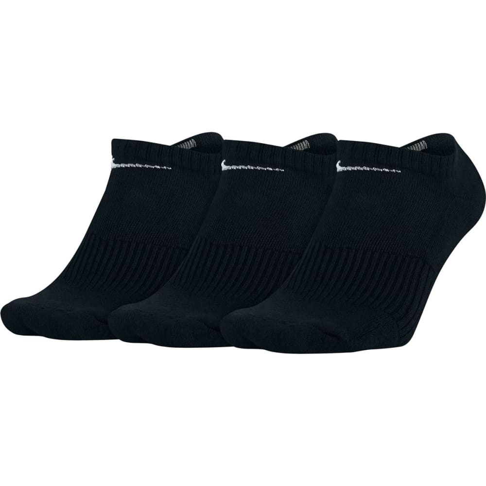 NIKE Unisex Perfect Cushion No-Show Training Socks, 3 Pairs S
