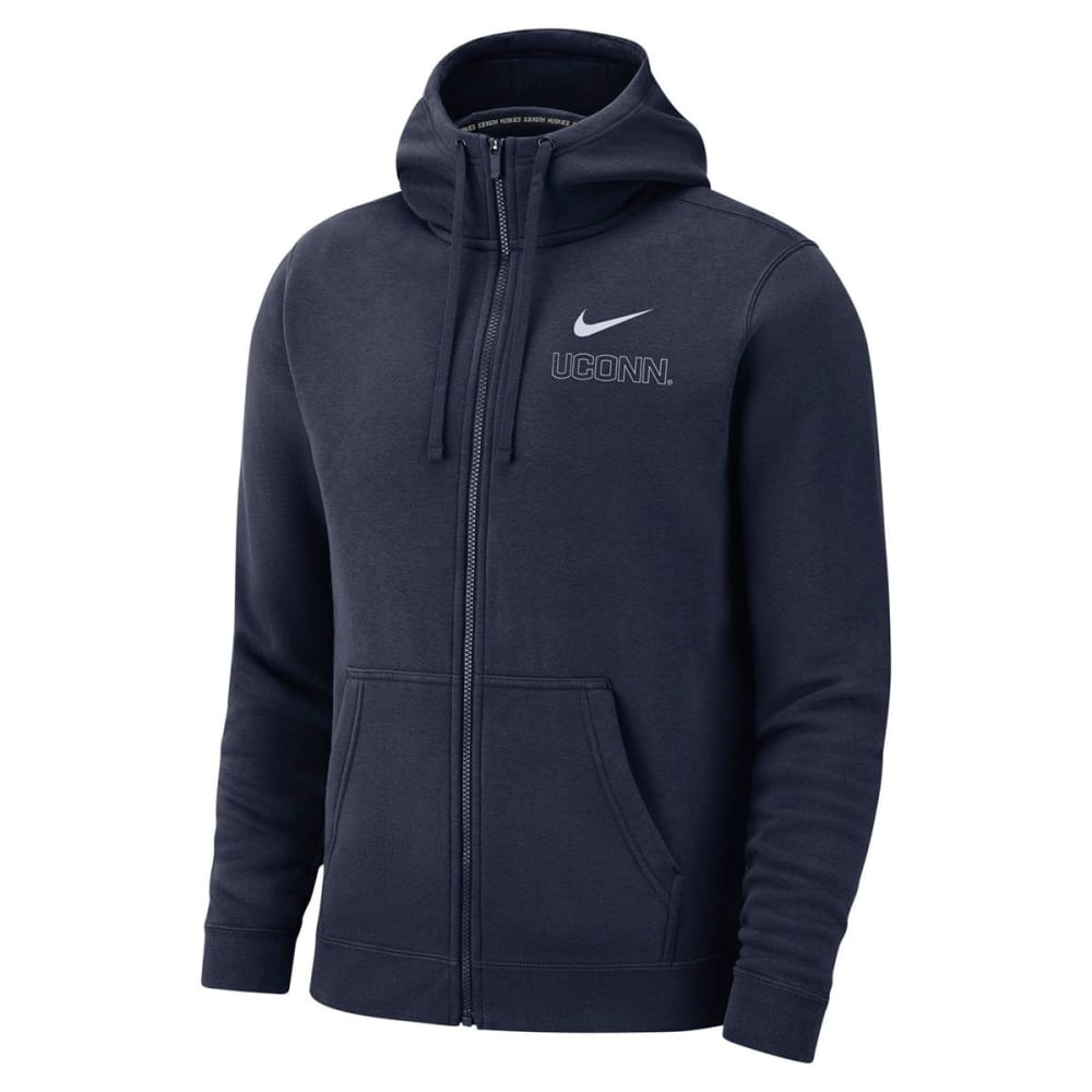 NIKE Men's UConn Fleece Full-Zip Hoodie - Bob’s Stores