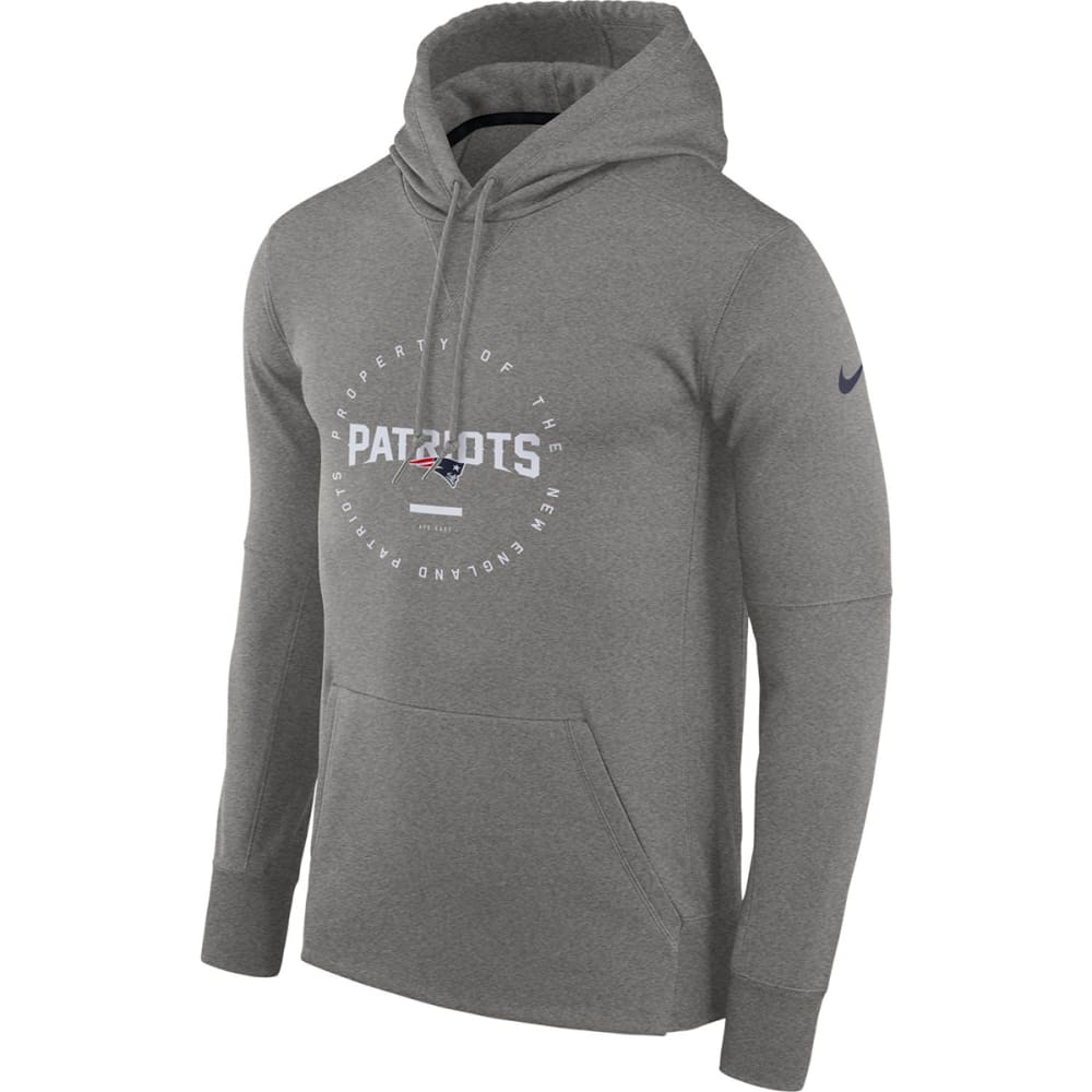 NIKE Men's New England Patriots Therma Pullover Hoodie - Bob’s Stores