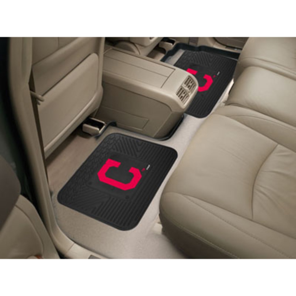 FAN MATS MLB Cleveland Indians 2-Piece Utility Mat Set ONE SIZE