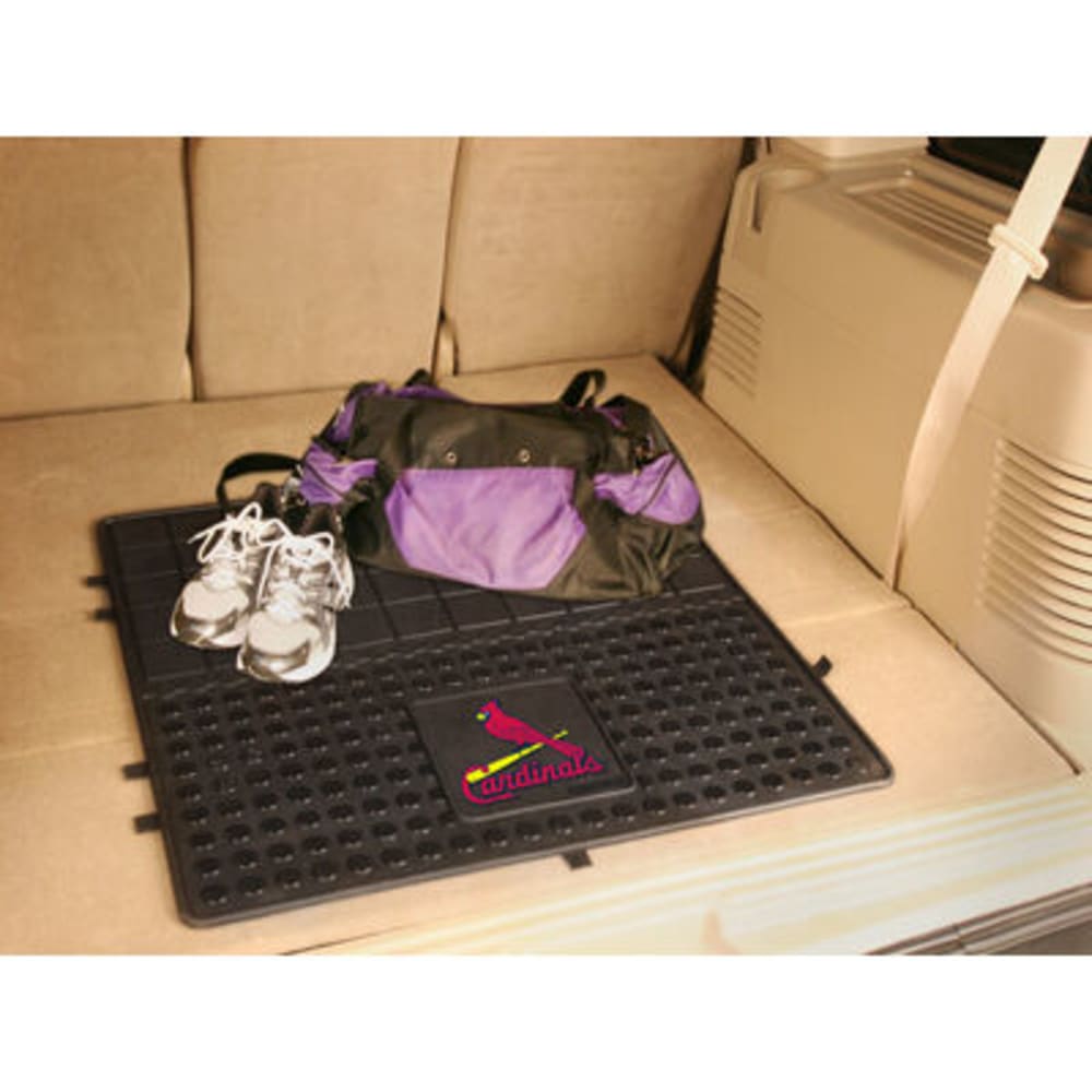 FAN MATS St. Louis Cardinals Heavy Duty Vinyl Cargo Mat, Black ONE SIZE