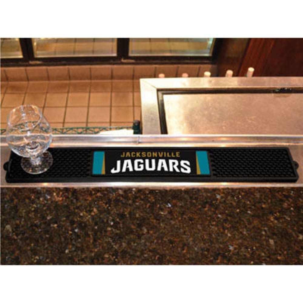 FAN MATS Jacksonville Jaguars Drink Mat, Black ONE SIZE