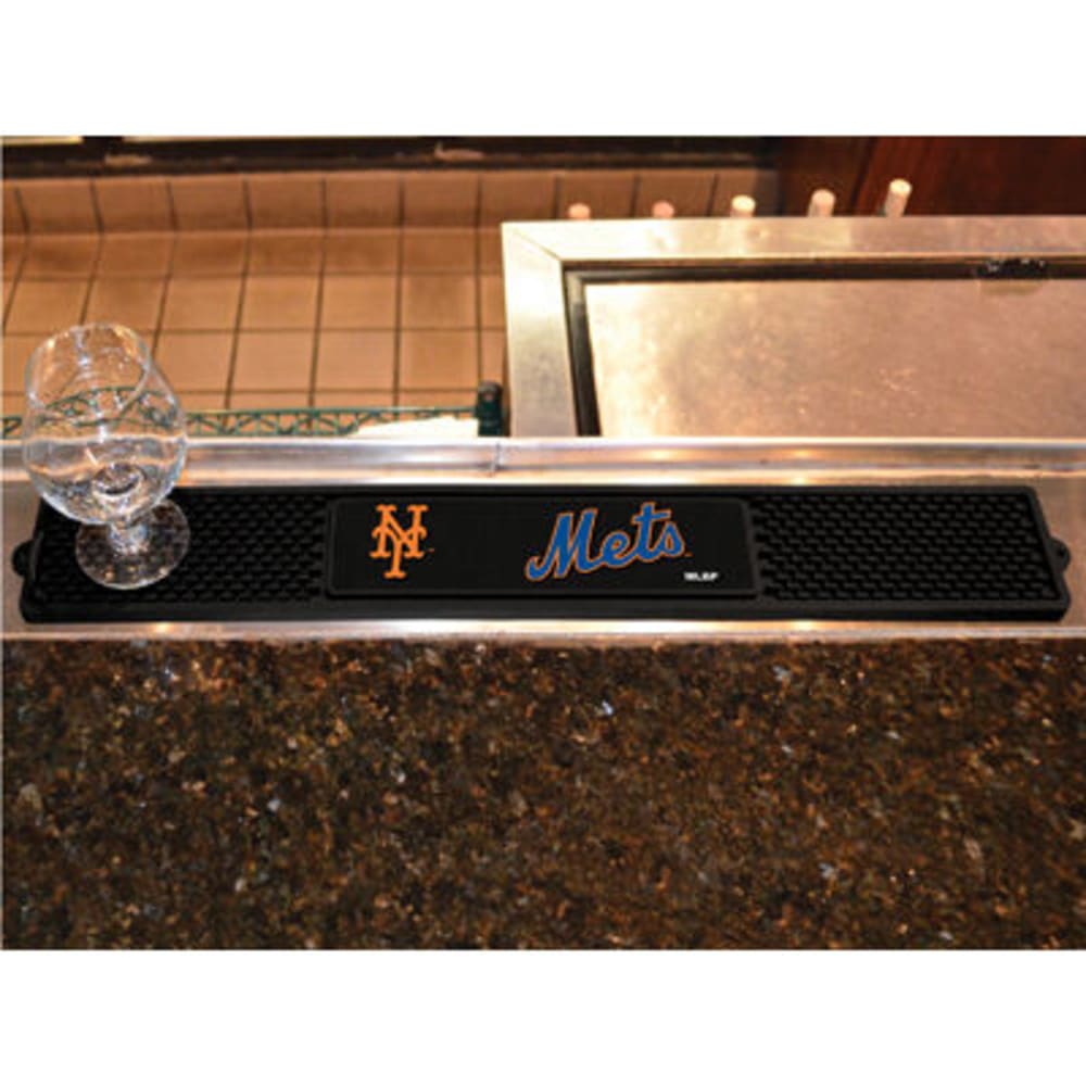 FAN MATS New York Mets Drink Mat, Black ONE SIZE