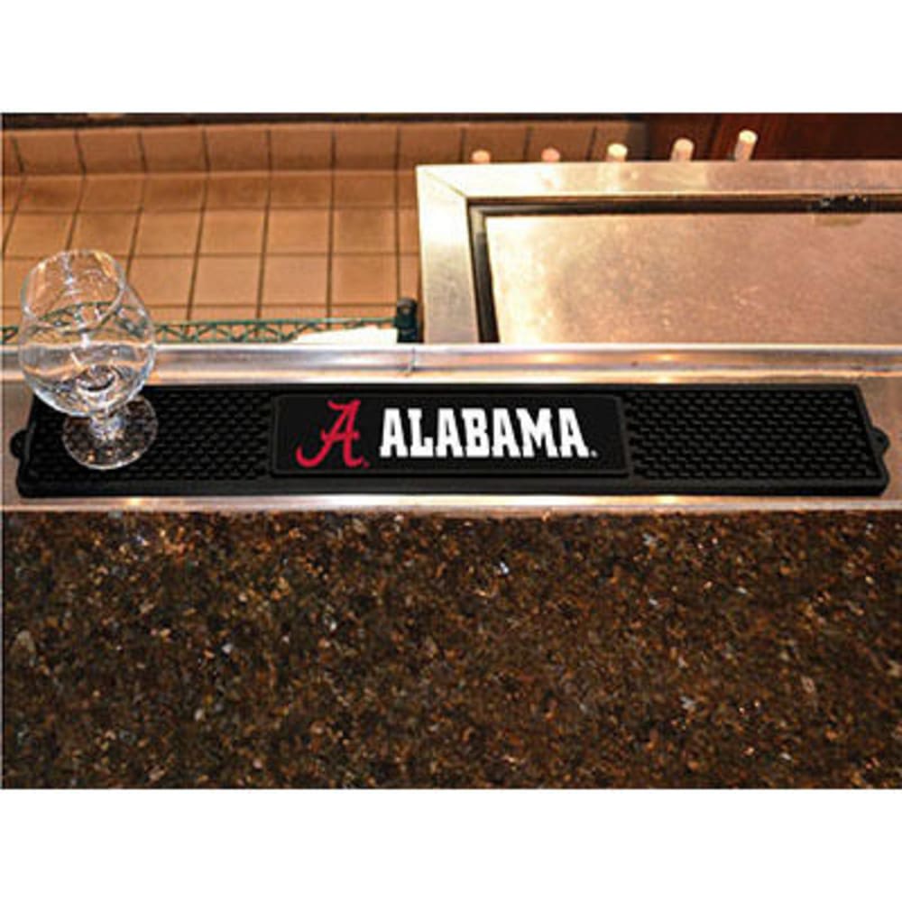 FAN MATS University of Alabama Drink Mat, Black ONE SIZE