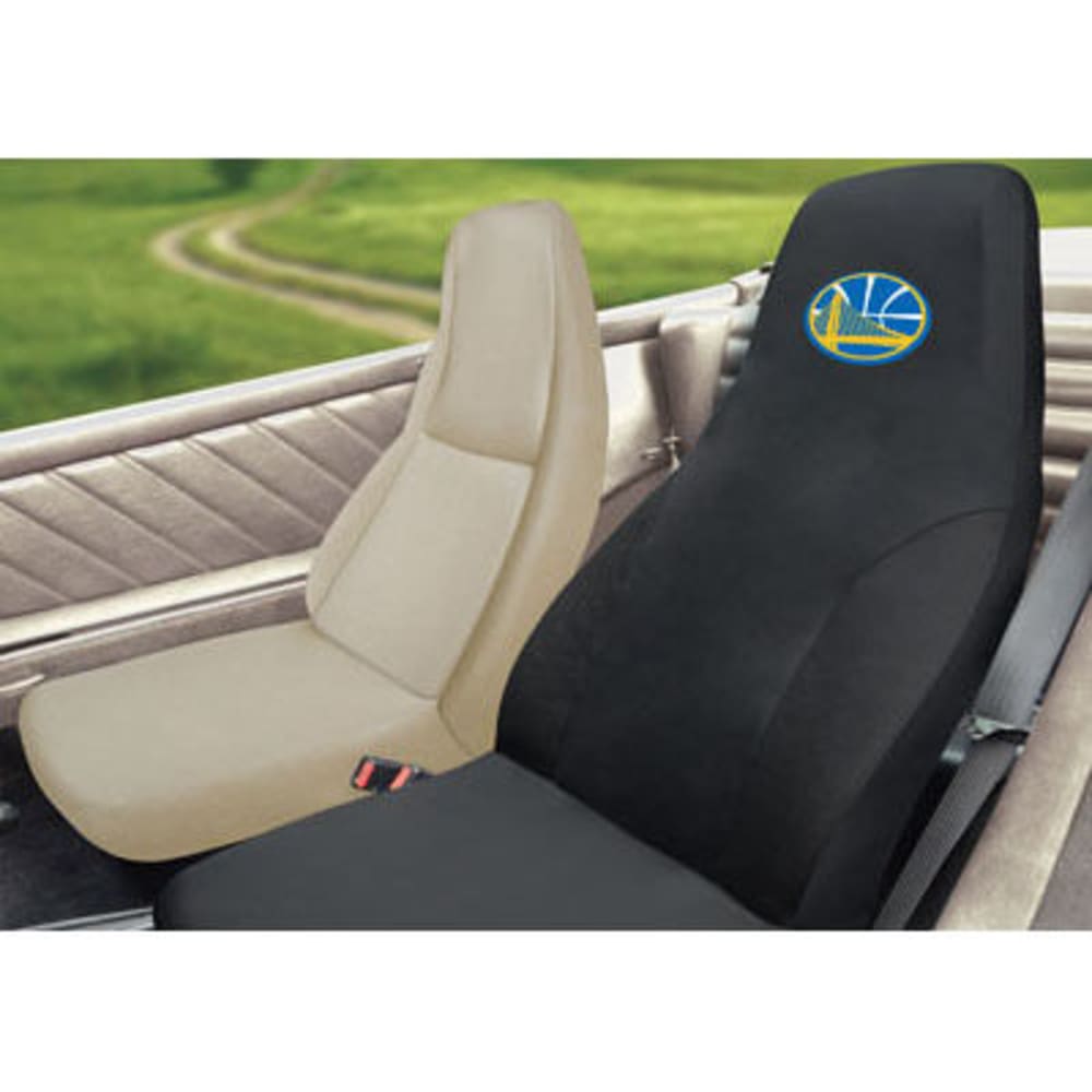 FAN MATS Golden State Warriors Seat Cover, Black ONE SIZE