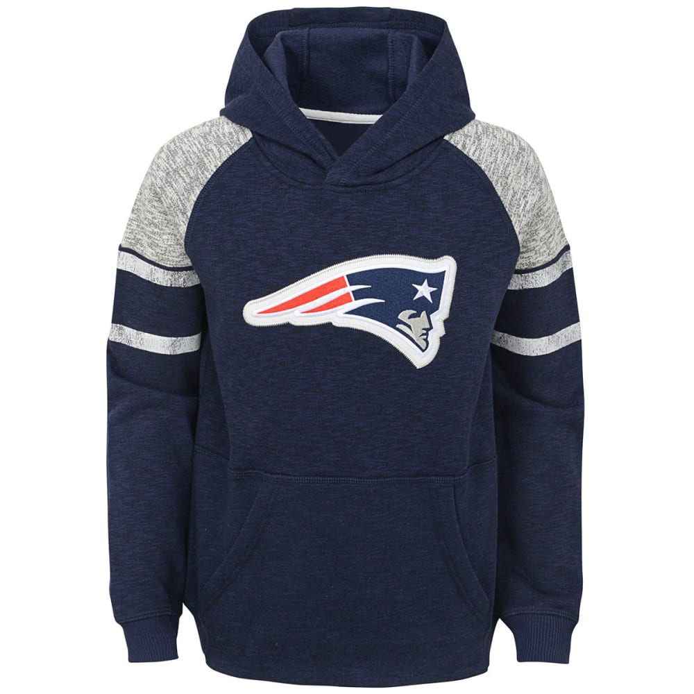 NEW ENGLAND PATRIOTS Big Boys' Linebacker Applique Pullover Hoodie S