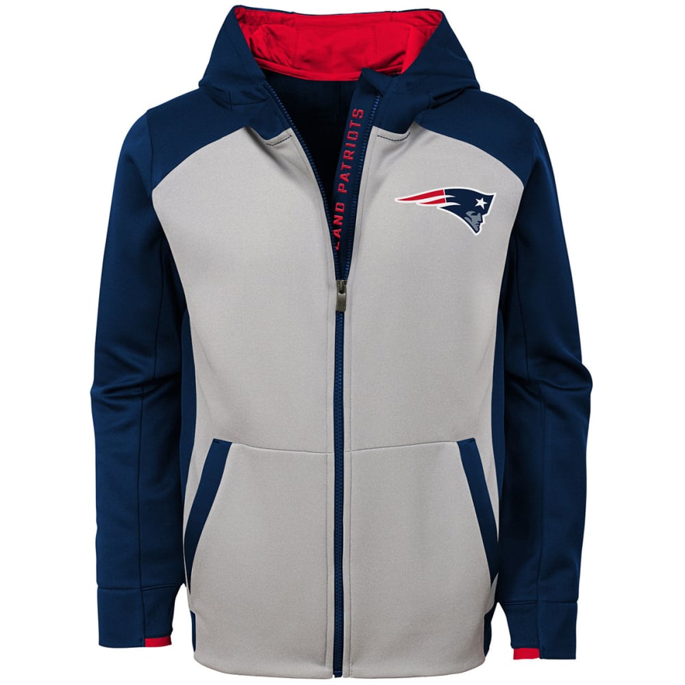 NEW ENGLAND PATRIOTS Big Boys' HiTech Fleece Full-Zip Hoodie - Bob’s Stores