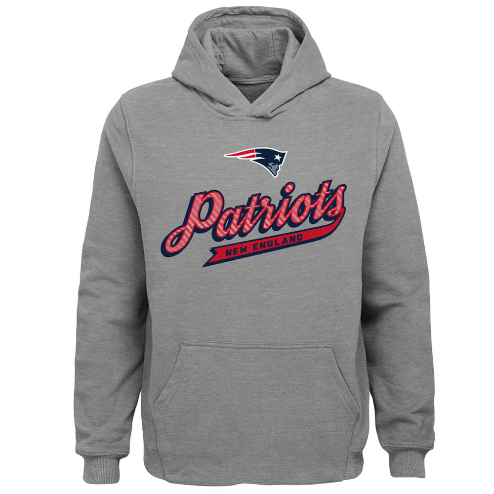 NEW ENGLAND PATRIOTS Big Boys' Pioneer Pullover Hoodie S