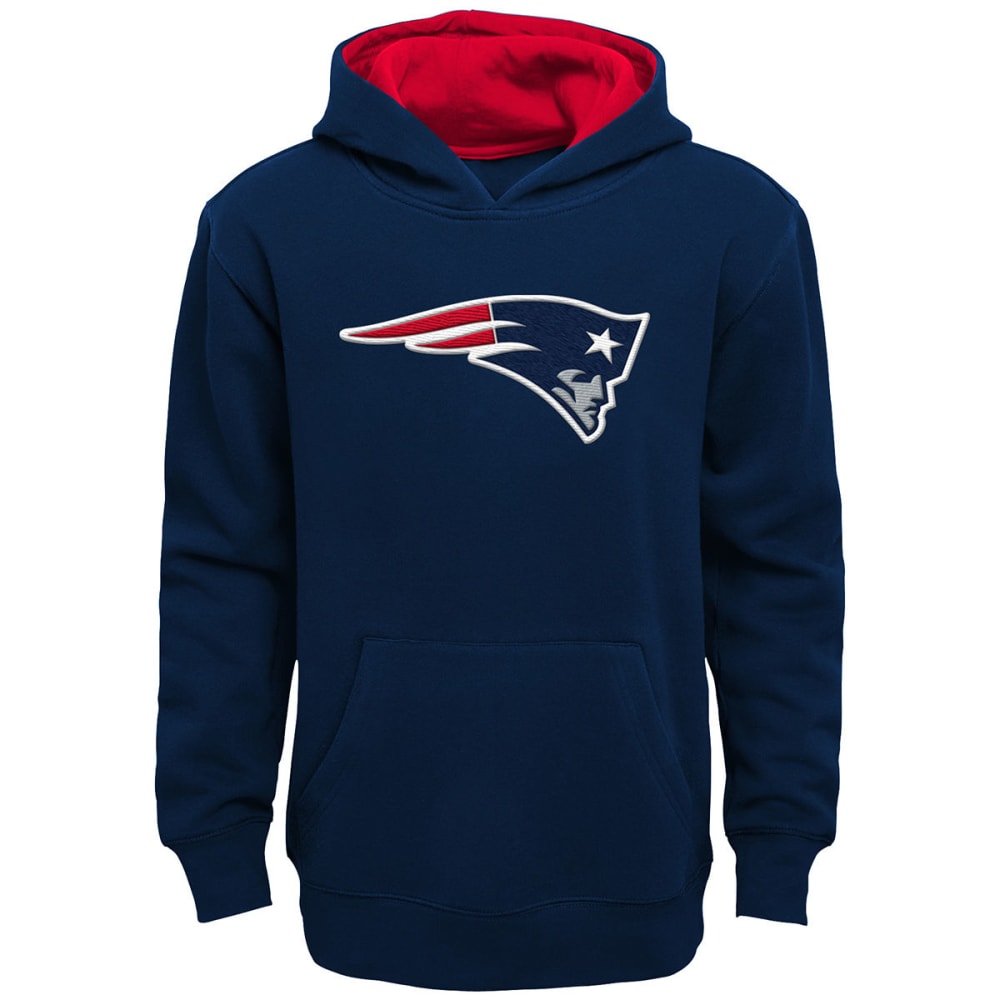 NEW ENGLAND PATRIOTS Big Boys' Prime Pullover Hoodie S