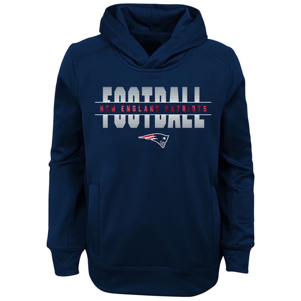 NEW ENGLAND PATRIOTS Big Boys' Union Football Pullover Hoodie S