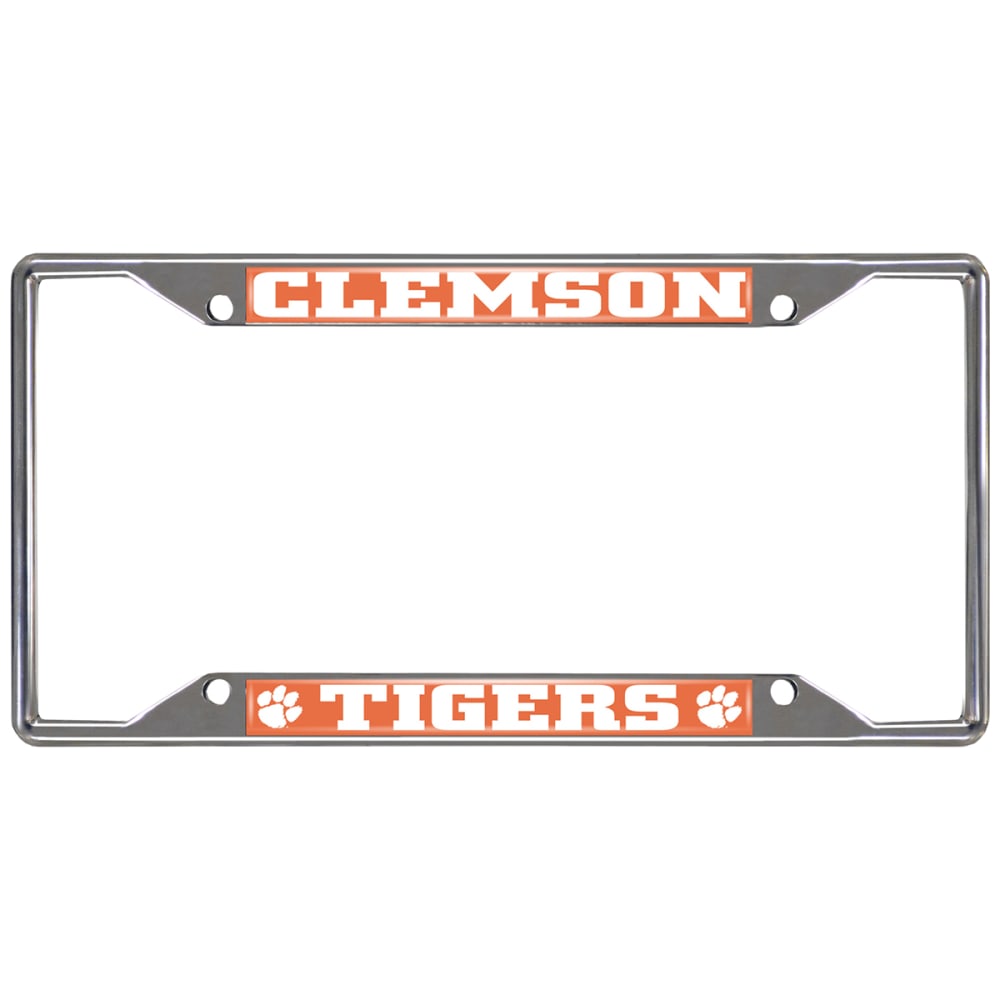 FAN MATS Clemson University Tigers License Plate Frame ONE SIZE