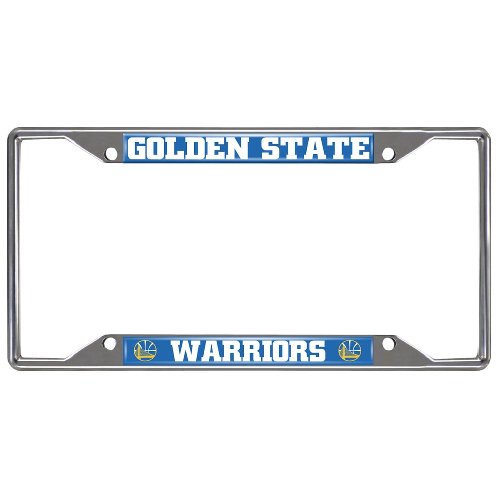 FAN MATS Golden State Warriors License Plate Frame ONE SIZE