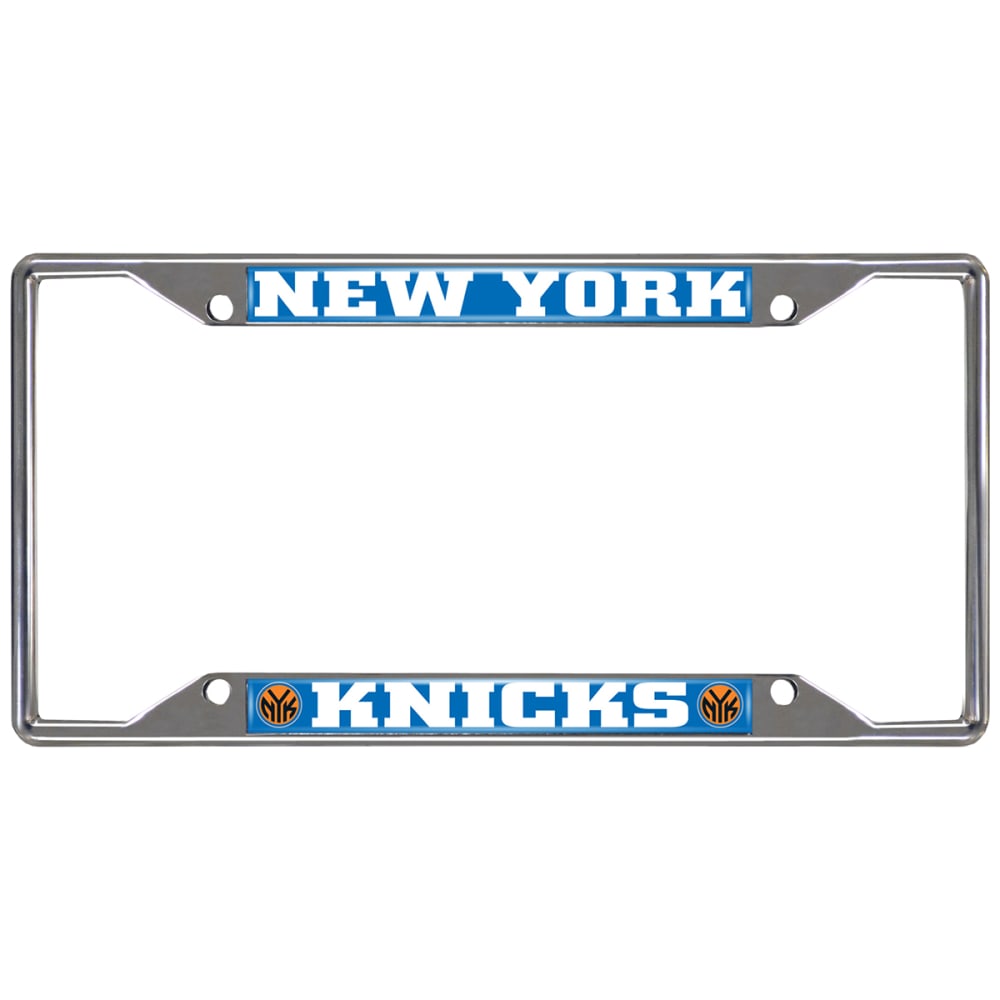 FAN MATS New York Knicks License Plate Frame ONE SIZE