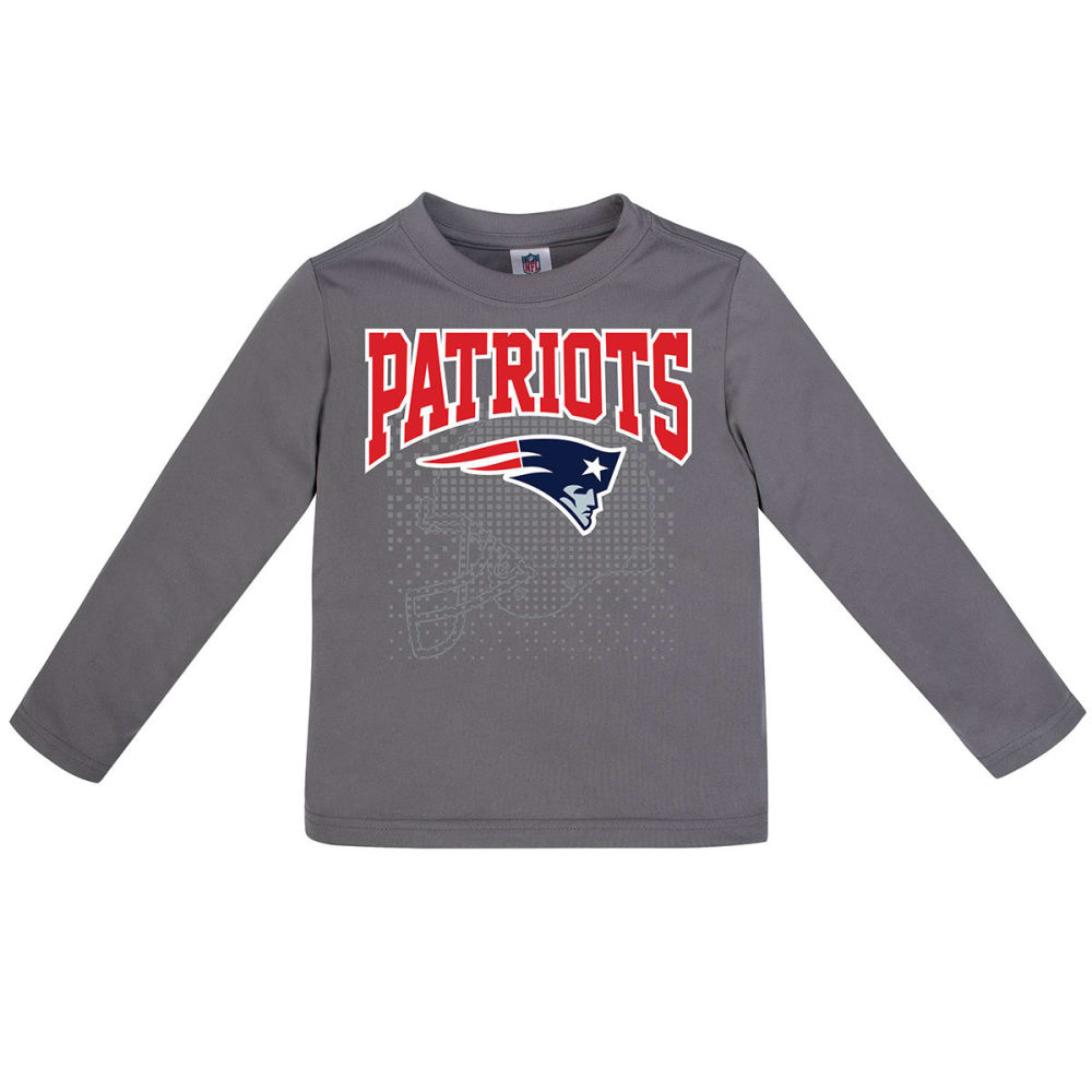 NEW ENGLAND PATRIOTS Toddler Boys' Poly Long-Sleeve Tee 4T