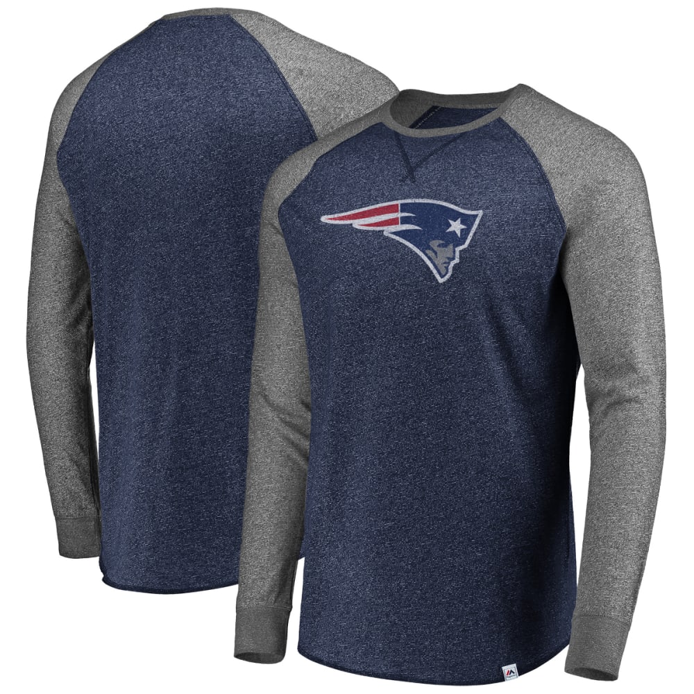 NEW ENGLAND PATRIOTS Men's Static Raglan Long-Sleeve Tee - Bob’s Stores