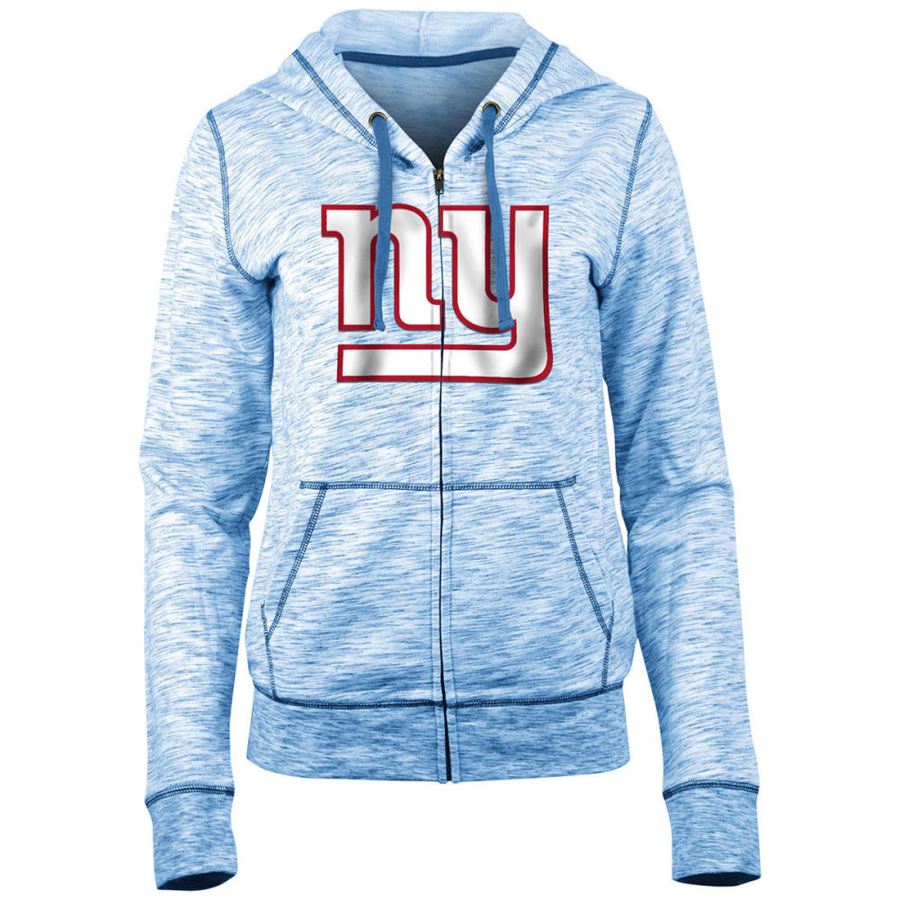NEW YORK GIANTS Women's Space-Dye Full-Zip Fleece Hoodie S