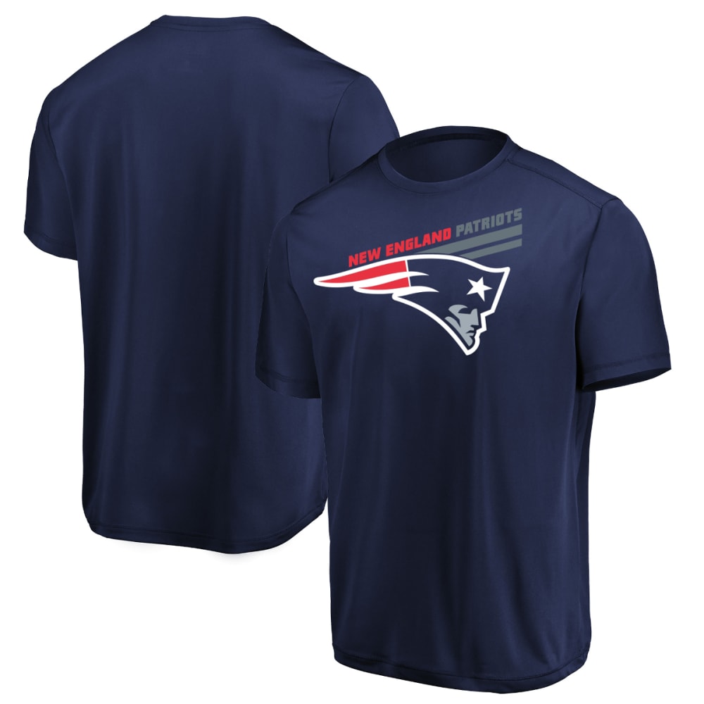 NEW ENGLAND PATRIOTS Men's Pro Grade Poly Short-Sleeve Tee M