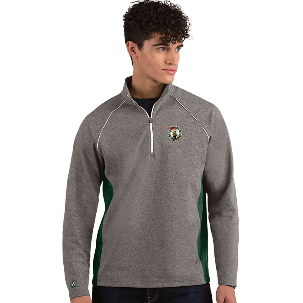 BOSTON CELTICS Men's Stamina Quarter Zip Pullover L