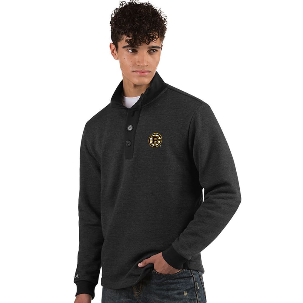 BOSTON BRUINS Men's Pivotal French Terry Long-Sleeve Top M