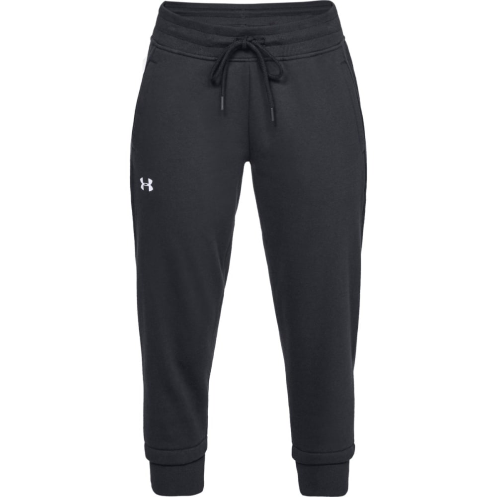 UNDER ARMOUR Women's UA Slim Leg Fleece Crop Jogger Pants - Bobâs Stores