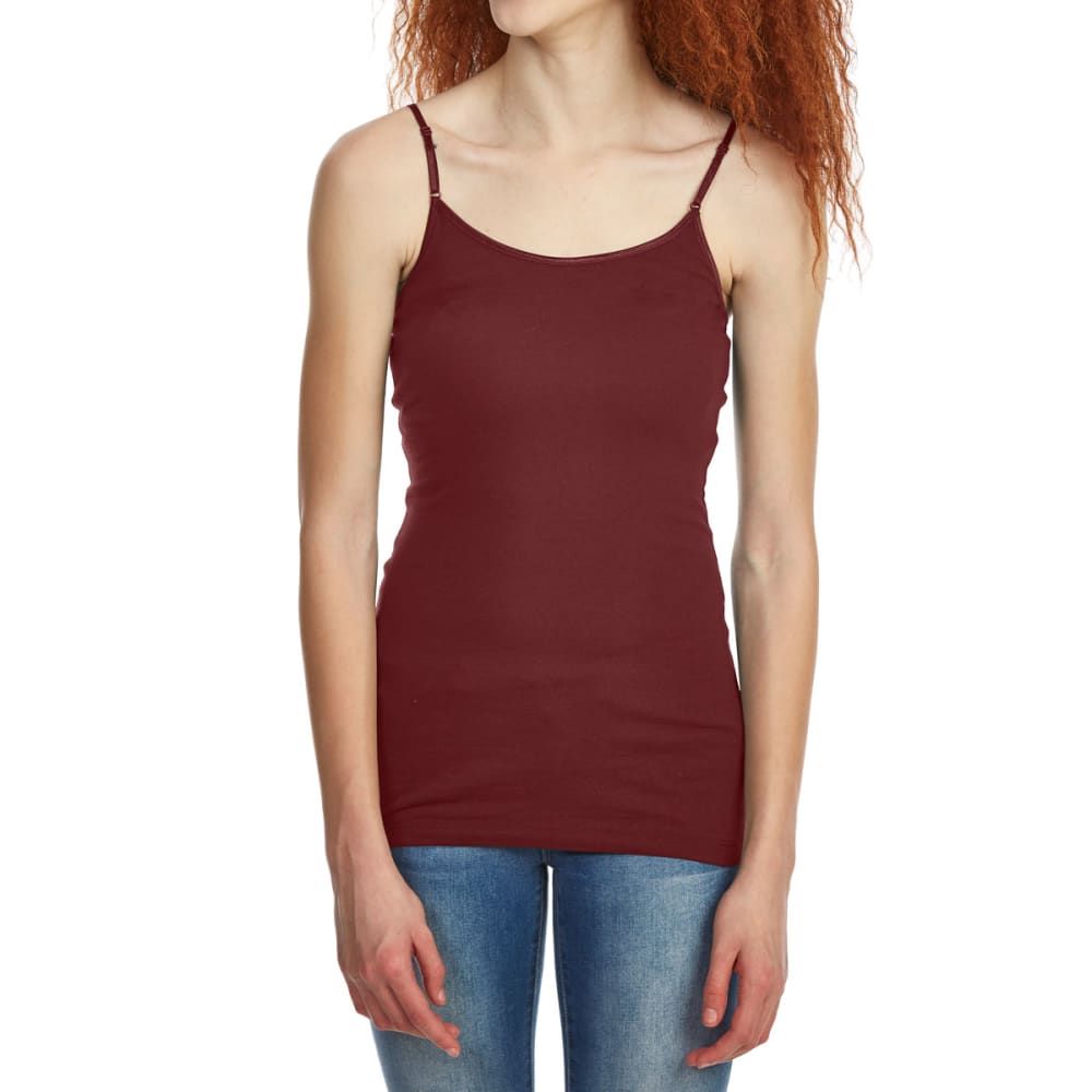 ZENANA Juniors' Basic Long Line Cami Tank Top S