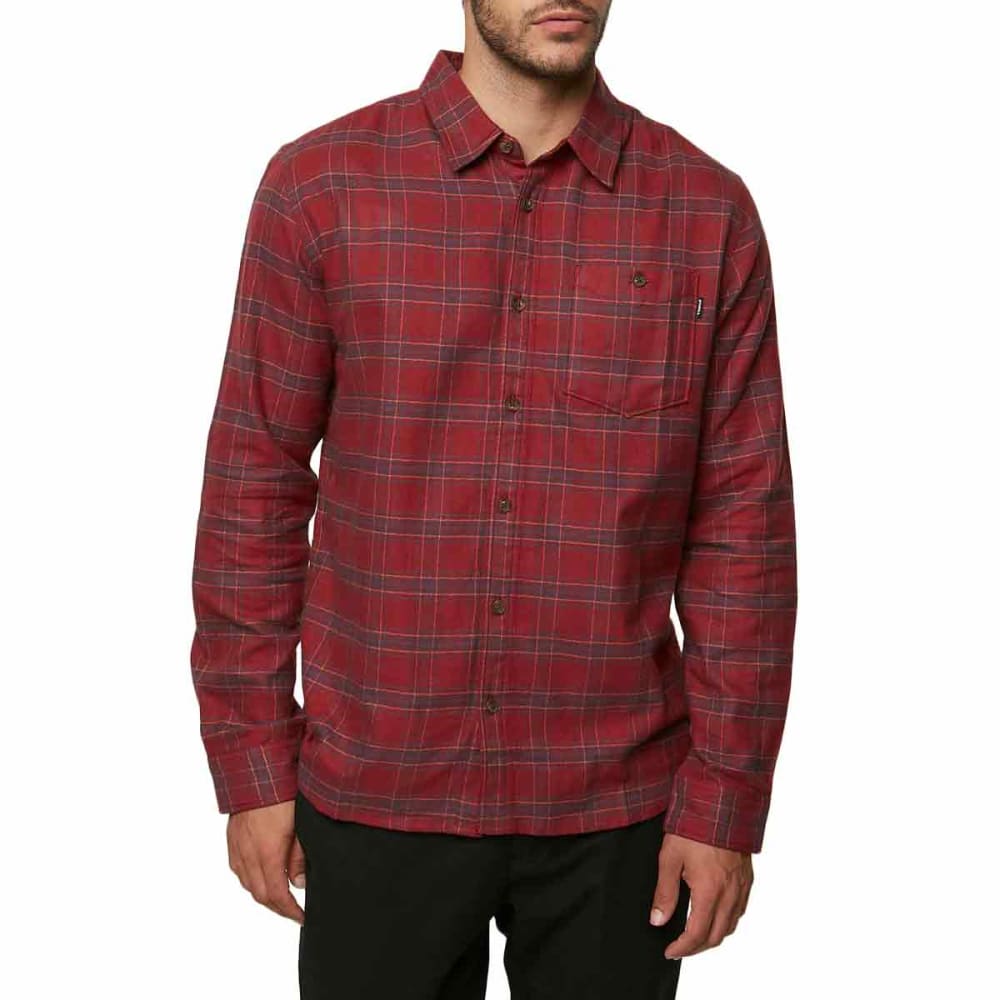 O'NEILL Guys' Redmond Long-Sleeve Flannel Shirt S