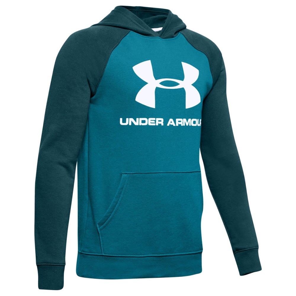UNDER ARMOUR Big Boys' UA Rival Logo Pullover Hoodie S