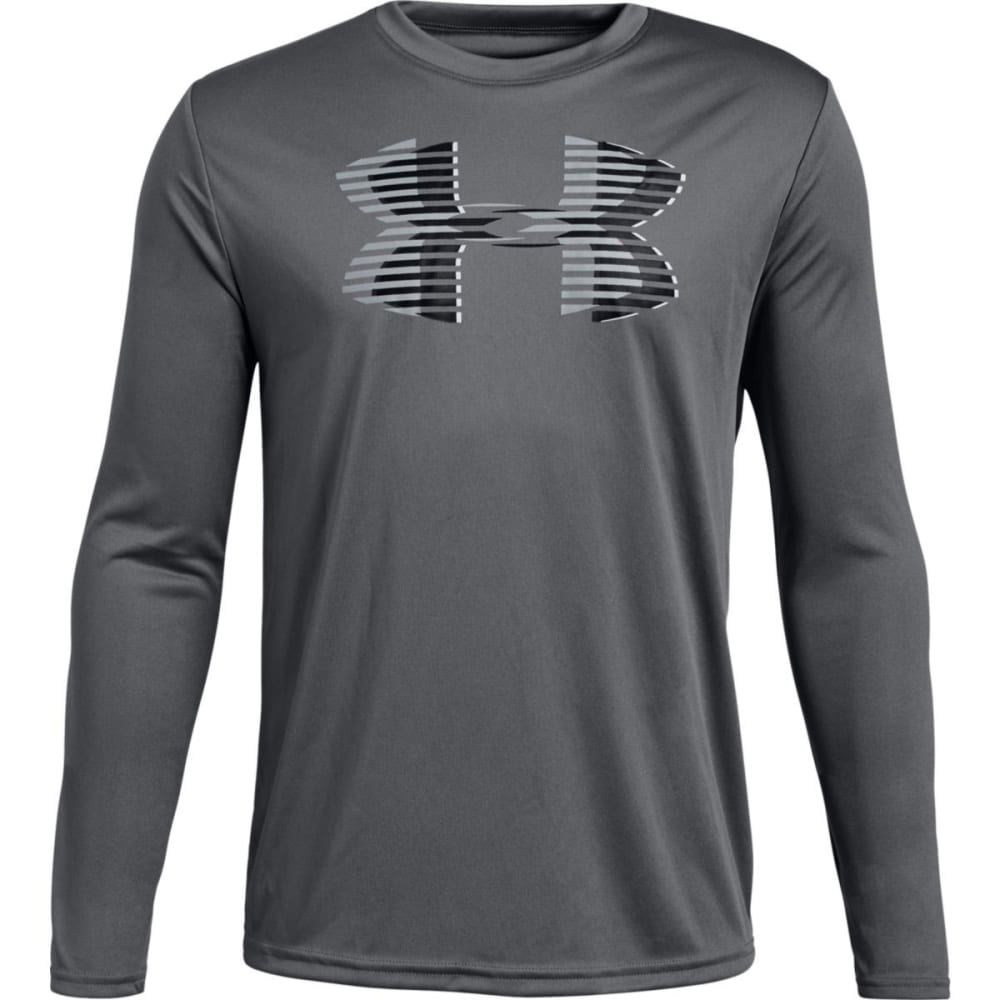 UNDER ARMOUR Big Boys' UA Tech™ Big Logo Long-Sleeve Tee S