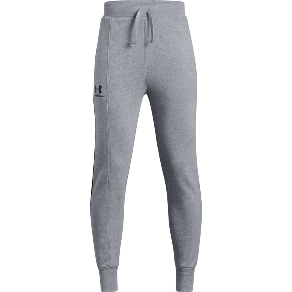 UNDER ARMOUR Big Boys' UA Rival Blocked Jogger Pants M
