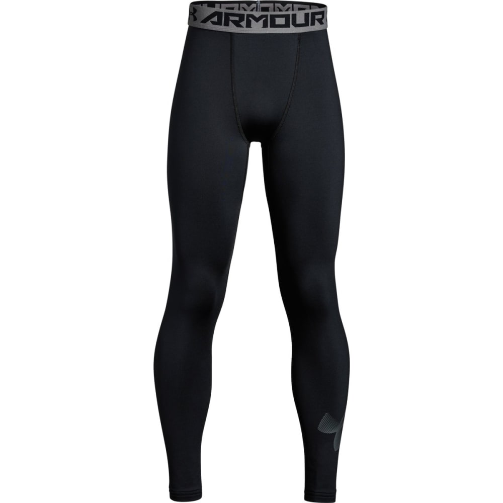 UNDER ARMOUR Big Boys' ColdGear® Armour Printed Leggings XL
