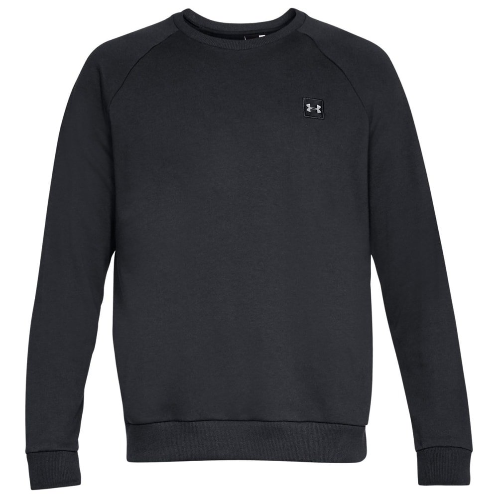 UNDER ARMOUR Men's Rival Fleece Long-Sleeve Crew L